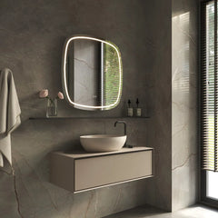 Hipp Design Phantom Deens ovale spiegel met verlichting en verwarming