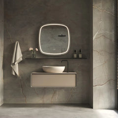 Hipp Design Phantom Deens ovale spiegel met verlichting en verwarming