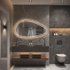 Hipp Design Phantom organische spiegel met verlichting en verwarming