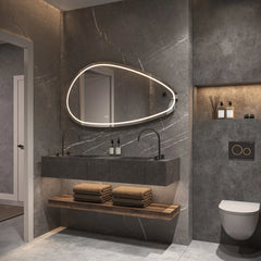 Hipp Design Phantom organische spiegel met verlichting en verwarming