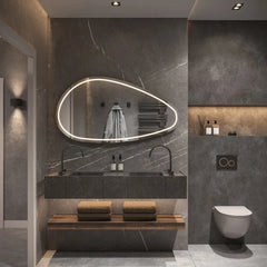 Hipp Design Phantom organische spiegel met verlichting en verwarming