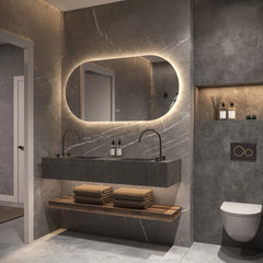 Hipp Design Phantom ovale spiegel met verlichting en verwarming