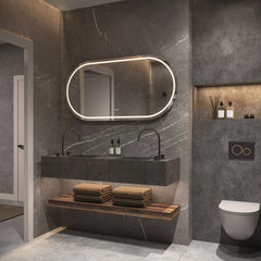 Hipp Design Phantom ovale spiegel met verlichting en verwarming