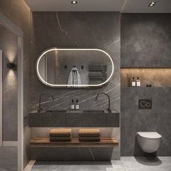 Hipp Design Phantom ovale spiegel met verlichting en verwarming