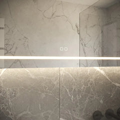 Hipp Design Phantom rechthoekige spiegel met verlichting en verwarming