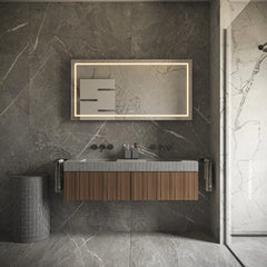 Hipp Design Phantom rechthoekige spiegel met verlichting en verwarming