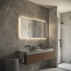 Hipp Design Phantom rechthoekige spiegel met verlichting en verwarming