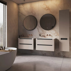 Hipp Design Phantom ronde spiegel met verlichting en verwarming