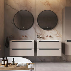 Hipp Design Phantom ronde spiegel met verlichting en verwarming