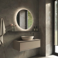 Hipp Design Phantom ronde spiegel met verlichting en verwarming