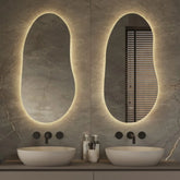 Hipp Design 22001 spiegel organisch met led verlichting