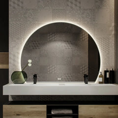 Hipp Design SL140 sun-line spiegel met LED verlichting en spiegelverwarming