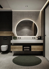Hipp Design SL140 sun-line spiegel met LED verlichting en spiegelverwarming