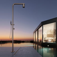 Hotbath Archie AR090 buitendouche - RVS 316 - RVS