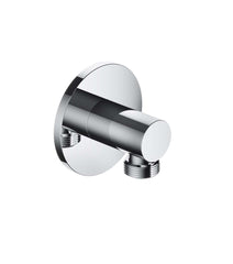 Hotbath Cobber M517 wanduitlaat - Gepolijst Zwart PVD