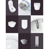 RapoWash Basic 2.0 - bidet toilet met zitting zonder spoelrand - inclusief Geberit Sigma UP320 inbouwreservoir
