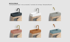 Clou InBe Flush 3 Fonteinonderkast - 36x18x55cm