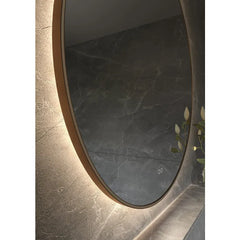 Hipp Design 013 Phantom spiegel brons met verlichting en verwarming