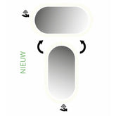 Ink SP27 LED Mirror - 50x100 cm, Color Changing, Dimmable with Heating