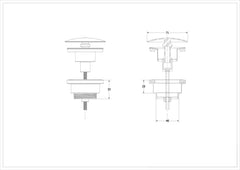 INK Versus Fonteinpack - Polystone - rechts fonteinkraan - Fontein mat wit - mat rose goud