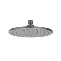 IVY Bond Regendoucheset - inbouw - 2-weg stop-omstel - 15cm plafondbuis - 20cm medium hoofddouche rond - houder met uitlaat - 150cm doucheslang - 3-standen handdouche - Geborsteld metal black PVD