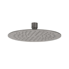 IVY Bond Regendoucheset - inbouw - 2-weg stop-omstel - 15cm plafondbuis - 20cm slim hoofddouche rond - glijstang met uitlaat - 150cm doucheslang - 3-standen handdouche - Geborsteld metal black PVD