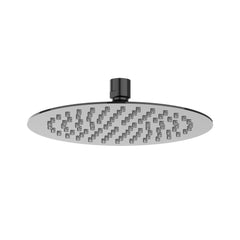 IVY Bond Regendoucheset - inbouw - 2-weg stop-omstel - 15cm plafondbuis - 20cm slim hoofddouche rond - glijstang met uitlaat - 150cm doucheslang - satin spray handdouche - Zwart chroom PVD
