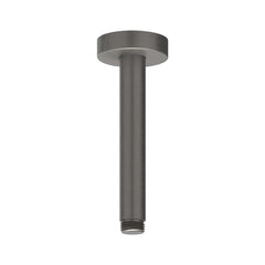 IVY Bond Regendoucheset - inbouw - 2-weg stop-omstel - 15cm plafondbuis - 25cm medium hoofddouche rond - houder met uitlaat - 150cm doucheslang - staafmodel handdouche - Geborsteld metal black PVD