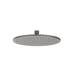 IVY Bond Regendoucheset - inbouw - 2-weg stop-omstel - 15cm plafondbuis - 25cm medium hoofddouche rond - houder met uitlaat - 150cm doucheslang - staafmodel handdouche - Geborsteld metal black PVD