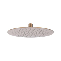 IVY Bond Regendoucheset - inbouw - 2-weg stop-omstel - 30cm plafondbuis - 25cm slim hoofddouche rond - houder met uitlaat - 150cm doucheslang - 3-standen handdouche - Geborsteld mat koper PVD