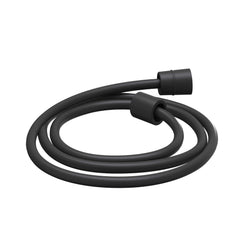 IVY Bond Rain Shower Set - built-in - 2-way stop-diverter - 15cm ceiling pipe - 30cm medium round shower head - holder with outlet - 150cm shower hose - satin spray hand shower - Matte black PVD
