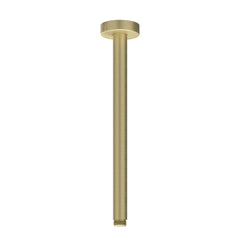 IVY Bond Regendoucheset - inbouw - 2-weg stop-omstel - 15cm plafondbuis - 20cm medium hoofddouche rond - glijstang met uitlaat - 150cm doucheslang - satin spray handdouche - Geborsteld mat goud PVD