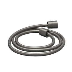 IVY Bond Regendoucheset - inbouw - 2-weg stop-omstel - 30cm plafondbuis - 20cm slim hoofddouche rond - houder met uitlaat - 150cm doucheslang - staafmodel handdouche - Geborsteld metal black PVD