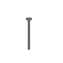 IVY Bond Regendoucheset - inbouw - 2-weg stop-omstel - 40cm wandarm - 30cm medium hoofddouche rond - houder met uitlaat - 150cm doucheslang - satin spray handdouche - Geborsteld metal black PVD