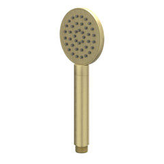 IVY Bond Rain Shower Set - built-in - symmetry - 2 shut-off valves - 15cm ceiling arm - 20cm slim overhead shower - holder with outlet - 150cm shower hose - satin spray hand shower - Brushed matt gold PVD