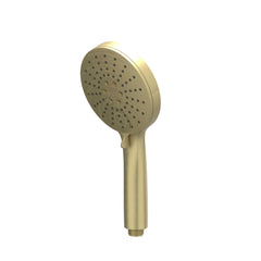 IVY Bond Regendoucheset - inbouw - symmetry - 2-weg stop-omstel - 30cm plafondbuis - 20cm medium hoofddouche - houder met uitlaat - 150cm doucheslang - 3-standen handdouche - Geborsteld mat goud PVD