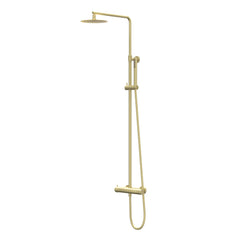 IVY Bond Regendoucheset - opbouw - 20cm medium hoofddouche - satin spray handdouche - Geborsteld mat goud PVD