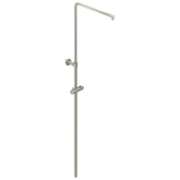 IVY Bond Rain Shower Set - exposed - 30cm medium overhead shower - satin spray hand shower - Brushed Nickel PVD