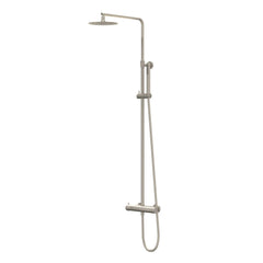 IVY Bond Regendoucheset - opbouw - 30cm slim hoofddouche - staafmodel handouche Geborsteld nickel PVD