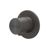 IVY Concord Afbouwdeel - voor inbouwstopkraan - Symmetry - rond rozet - RVS316