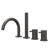 IVY Concord Badrandcombinatie - 4-wegs - mengkraan - draaibare uitloop - uittrekbare handdouche - RVS316