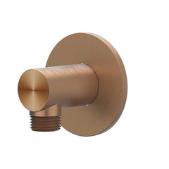 IVY Concord Regendoucheset - inbouw - symmetry - 2 stopkranen - 30cm plafondbuis - 25cm medium hoofddouche - glijstang met uitlaat - 150cm doucheslang - staafmodel handdouche - RVS316 - geborsteld mat koper PVD