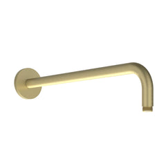 IVY Concord Concealed Shower Set - Symmetry - 2 Shut-off Valves - 20cm Ceiling Arm - 25cm Medium Shower Head - Holder with Outlet - 150cm Shower Hose - Stick Hand Shower - SS316 - Brushed Matt Gold PVD
