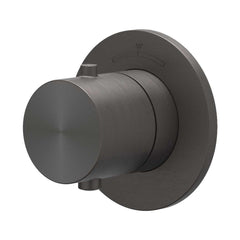 IVY ConcordAfbouwdeel - voor Inbouwthermostaat - Symmetry - rond rozet - RVS316