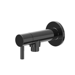 IVY Hoekstopkraan - 1/2" - 3/8 - Zwart chroom PVD