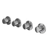 IVY Pact Afbouwdeel - voor Inbouwthermostaat - 3 stopkranen - Symmetry