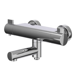 IVY Pact Badthermostaatkraan opbouw - draaibare baduitloop - omstel - Cooltouch