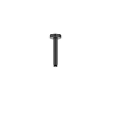 IVY Pact Regendoucheset - inbouw - 2-weg stop-omstel - 15cm plafondbuis - 20cm medium hoofddouche rond - houder met uitlaat - 150cm doucheslang - staafmodel handdouche - Zwart chroom PVD