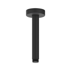 IVY Pact Regendoucheset - inbouw - 2-weg stop-omstel - 15cm plafondbuis - 25cm medium hoofddouche rond - glijstang met uitlaat - 150cm doucheslang - satin spray handdouche - Mat zwart PED