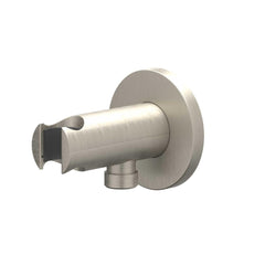 IVY Pact Regendoucheset - inbouw - 2-weg stop-omstel - 15cm plafondbuis - 25cm medium hoofddouche rond - houder met uitlaat - 150cm doucheslang - 3-standen handdouche - Geborsteld nickel PVD